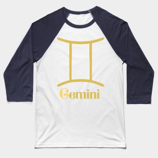 Gemini Zodiac Baseball T-Shirt